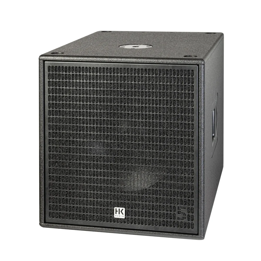Slika LINEAR 5 MK2 115 Sub A kompaktnog aktivnog bass-reflex subwoofera sa 15" zvučnikom, kardioidnim postavkama i stereo preamplifikacijom, prodaja Artist d.o.o. Banja Luka, Sarajevo.