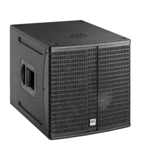 HK Audio LINEAR SUB 1500 A aktivni 15-inčni subwoofer u crnom kućištu, namijenjen za profesionalnu upotrebu sa LINEAR i ELEMENTS sistemima. Prodaja Artist d.o.o. Banja Luka, Sarajevo.
