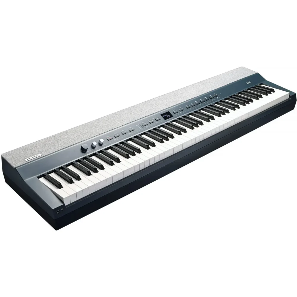 Kurzweil KaP1 prenosivi digitalni klavir u bijeloj boji sa 88 hammer-action tipki i naprednim funkcijama – Prodaja Artist d.o.o. Banja Luka, Sarajevo.
