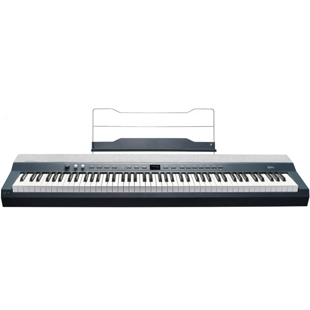 Kurzweil KaP1 prenosivi digitalni klavir u bijeloj boji sa 88 hammer-action tipki i naprednim funkcijama – Prodaja Artist d.o.o. Banja Luka, Sarajevo.