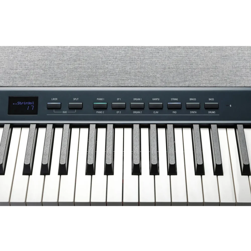 Kurzweil KaP1 prenosivi digitalni klavir u bijeloj boji sa 88 hammer-action tipki i naprednim funkcijama – Prodaja Artist d.o.o. Banja Luka, Sarajevo.