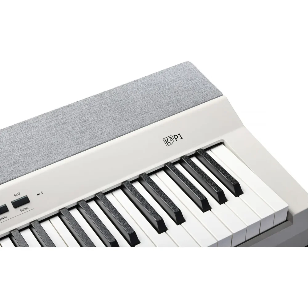 Kurzweil KaP1 prenosivi digitalni klavir u bijeloj boji sa 88 hammer-action tipki i naprednim funkcijama – Prodaja Artist d.o.o. Banja Luka, Sarajevo.