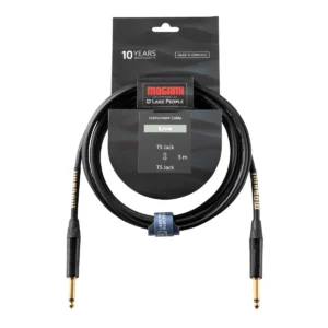 Mogami INS0300BL 3-metarski instrumentni kabl sa Neutrik NP2X-B konektorima, niskom kapacitivnošću, spiralnim dvostrukim oklopom i OFC provodnicima, pruža pouzdan i čist signal za profesionalne muzičare. Prodaja Artist d.o.o. Banja Luka, Sarajevo