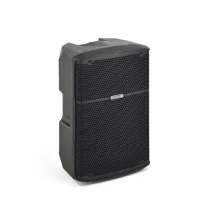 Montarbo B110 aktivni zvučnik sa 10-inčnim wooferom i Bluetooth povezivanjem – prednja i bočna strana, prodavnica muzičke opreme. Prodaja Artist d.o.o. Banja Luka, Sarajevo.