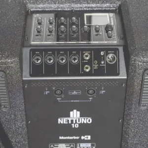 Montarbo NETTUNO 10 prenosni PA sistem sa mikserom i Bluetooth konekcijom – profesionalno ozvučenje za live i DJ nastupe. Prodaja Artist d.o.o. Banja Luka, Sarajevo.