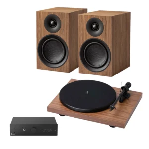 Pro-Ject Colourful Audio System E Walnut saten HiFi set