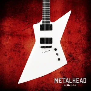 MetalHead: S by Solar EB4.6W White gitara + Gigbag torba