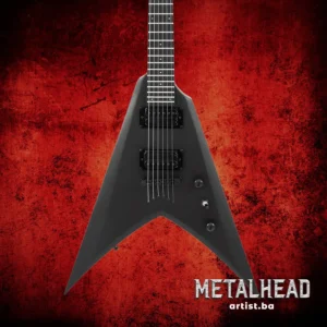 MetalHead: S by Solar VB4.6C Carbon Black gitara + Gigbag torba