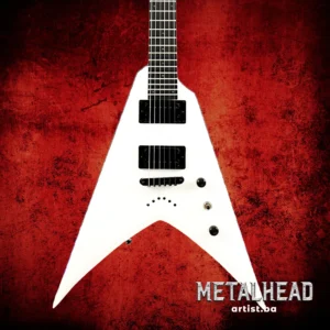 MetalHead: S by Solar VB4.6W White gitara + Gigbag torba