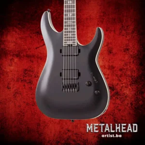 MetalHead: Schecter C-1 SLS Elite Evil Twin Satin Black Fishman Fluence Modern
