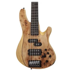 Schecter Reaper-5 Natural Satin petožičana bads gitara sa figured poplar burl topom i Darkglass EQ elektronikom. Prodaja Artist d.o.o. prodavnice Banja Luka, Sarajevo.