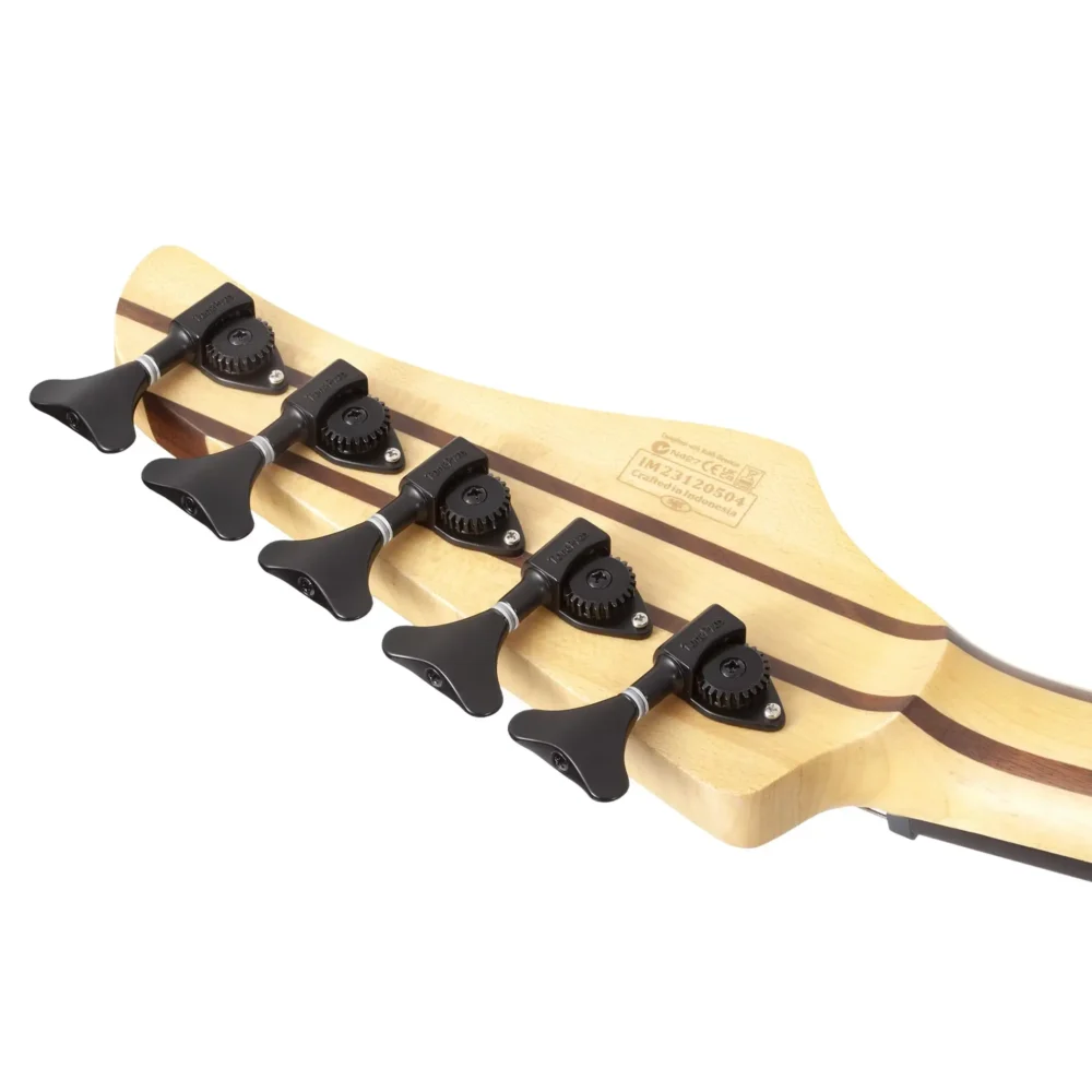 Schecter Reaper-5 Natural Satin petožičana bads gitara sa figured poplar burl topom i Darkglass EQ elektronikom. Prodaja Artist d.o.o. prodavnice Banja Luka, Sarajevo.