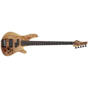 Schecter Reaper-5 Natural Satin petožičana bads gitara sa figured poplar burl topom i Darkglass EQ elektronikom. Prodaja Artist d.o.o. prodavnice Banja Luka, Sarajevo.