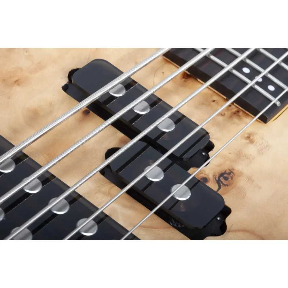 Schecter Reaper-5 Natural Satin petožičana bads gitara sa figured poplar burl topom i Darkglass EQ elektronikom. Prodaja Artist d.o.o. prodavnice Banja Luka, Sarajevo.