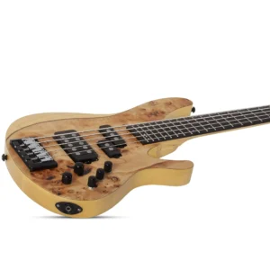 Schecter Reaper-5 Natural Satin petožičana bads gitara sa figured poplar burl topom i Darkglass EQ elektronikom. Prodaja Artist d.o.o. prodavnice Banja Luka, Sarajevo.