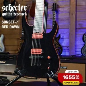 Schecter SUNSET-7 Red Dawn sedmožičana gitara