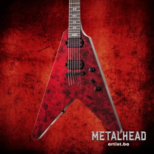 MetalHead: Schecter V-1 Apocalypse Red Reign Apocalypse-VI Custom Shop + kofer