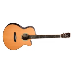 Tanglewood TRS4CE Rosewood Smart Cutaway elektro-akustična gitara sa super folk cutaway oblikom, mahagonij vrat i Enya SP1 EQ sistemo sa efektima, idealna za fingerstyle i strumming. Prodaja Artist d.o.o. Banja Luka, Sarajevo