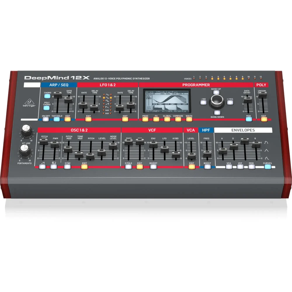 Behringer DeepMind 12XD – savršen balans analognog srca i digitalne preciznosti. Prodaja: Artist d.o.o. Banja Luka, Sarajevo