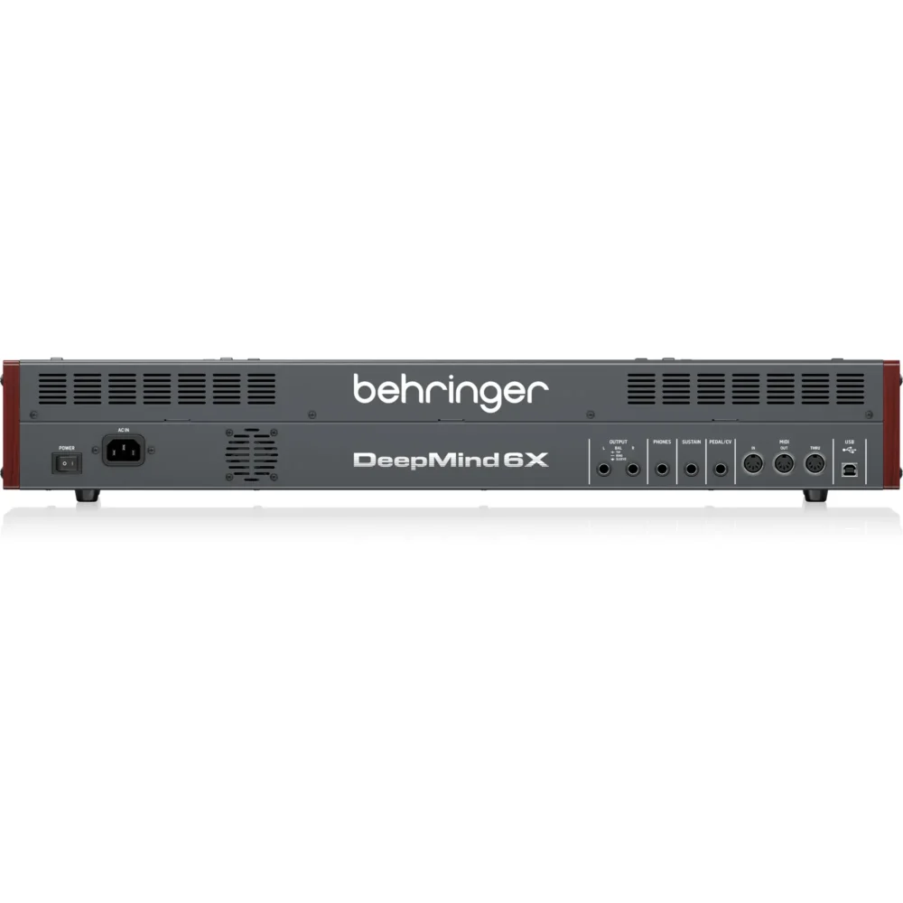 Behringer DeepMind 6X – snažan i kompaktan analogni sintisajzer sa modernom kontrolom i efektima. Prodaja: Artist d.o.o. Banja Luka, Sarajevo