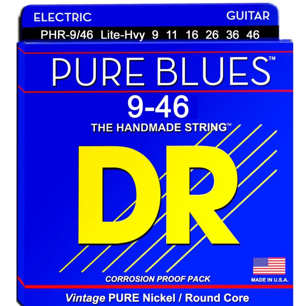 DR Pure Blues gitarske žice za autentičan vintage američki rock i blues ton. Prodaja: Artist d.o.o. Banja Luka, Sarajevo