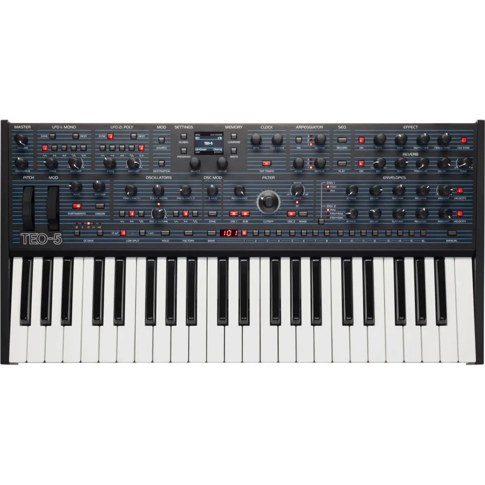Oberheim TEO-5 – savršen spoj analognog srca i digitalne fleksibilnosti. Prodaja Artist d.o.o. prodavnice Banja Luka, Sarajevo