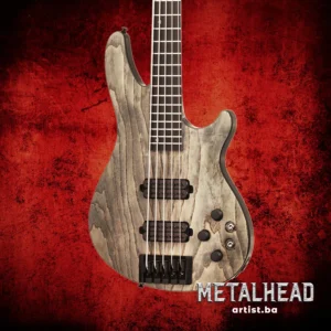 MetalHead: Schecter C-5 Apocalypse Rusty Grey bass Apocalypse™ Custom Shop