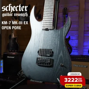 Schecter KM-7 MK-III EX Open Pore sedmožičana gitara