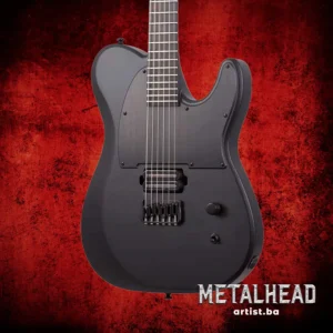 MetalHead: Schecter PT Black Ops Satin Black Open Pore Fishman Fluence Open Core