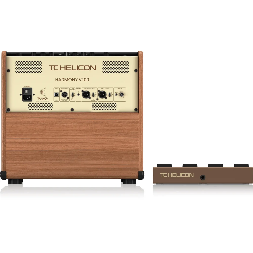TC-Helicon Harmony V100 akustična pojačalo snage 100W sa procesorom za vokalne harmonije, sa looperom i Tannoy 10" Dual Concentric zvučnikom, Prodaja Artist d.o.o. Banja Luka, Sarajevo