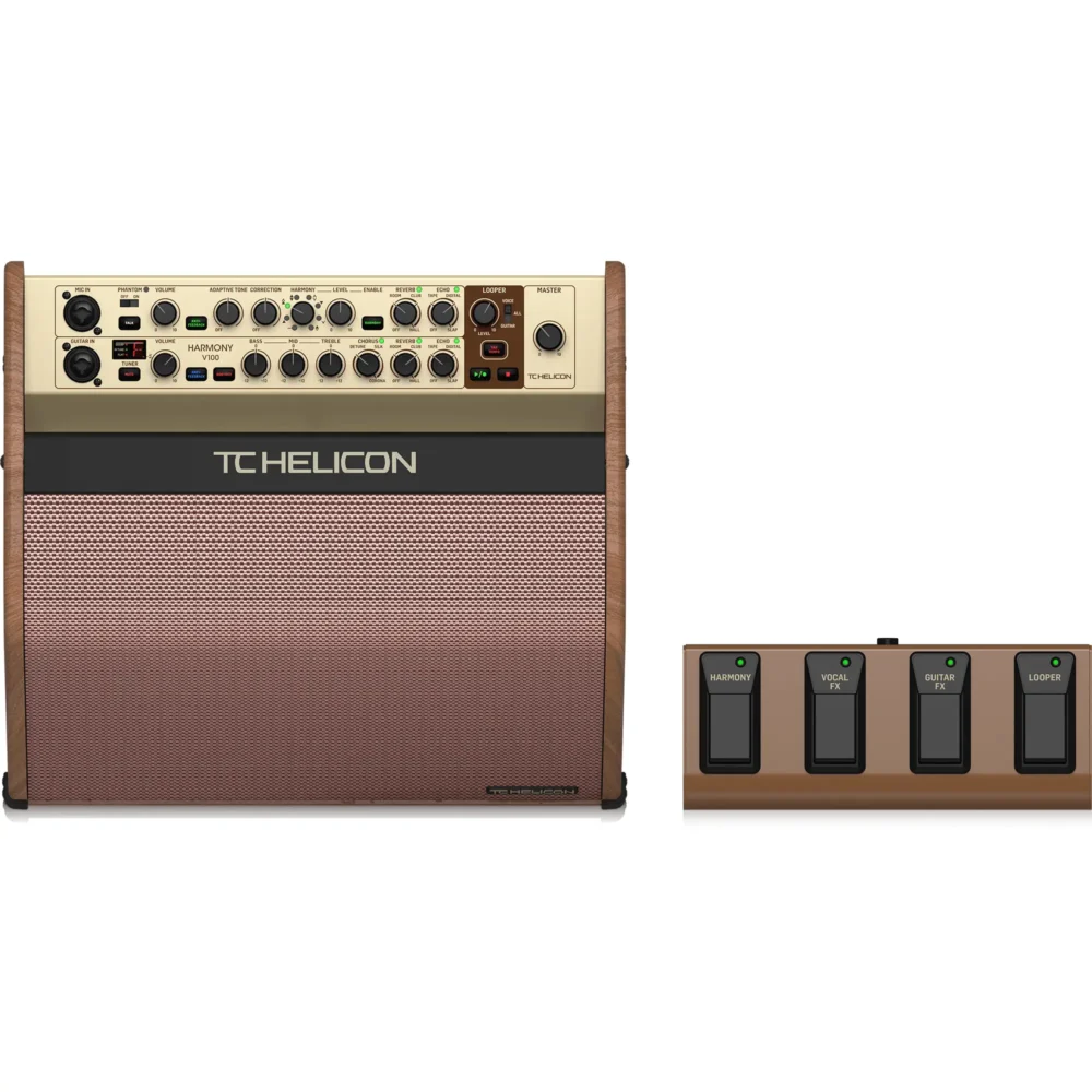 TC-Helicon Harmony V100 akustična pojačalo snage 100W sa procesorom za vokalne harmonije, sa looperom i Tannoy 10" Dual Concentric zvučnikom, Prodaja Artist d.o.o. Banja Luka, Sarajevo