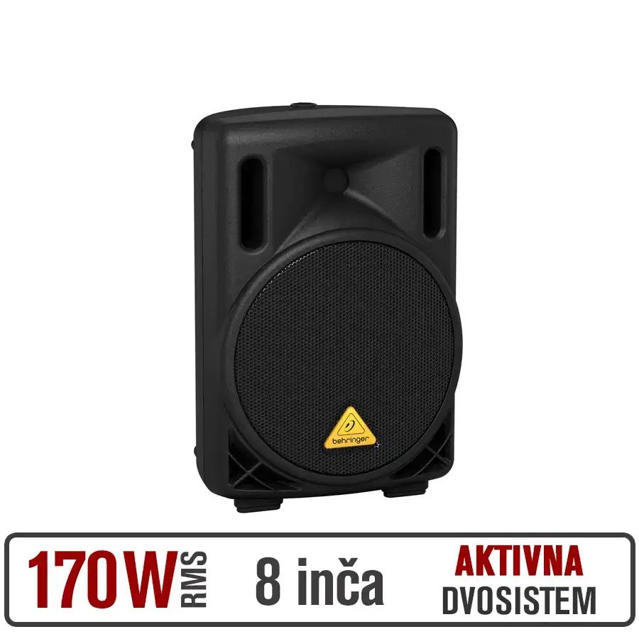 Behringer B208D nudi odličan balans snage, prenosivosti i kvaliteta zvuka, što ga čini savršenim izborom za manje nastupe, prezentacije i mobilne DJ-eve. Prodaja: Artist d.o.o. Banja Luka, Sarajevo