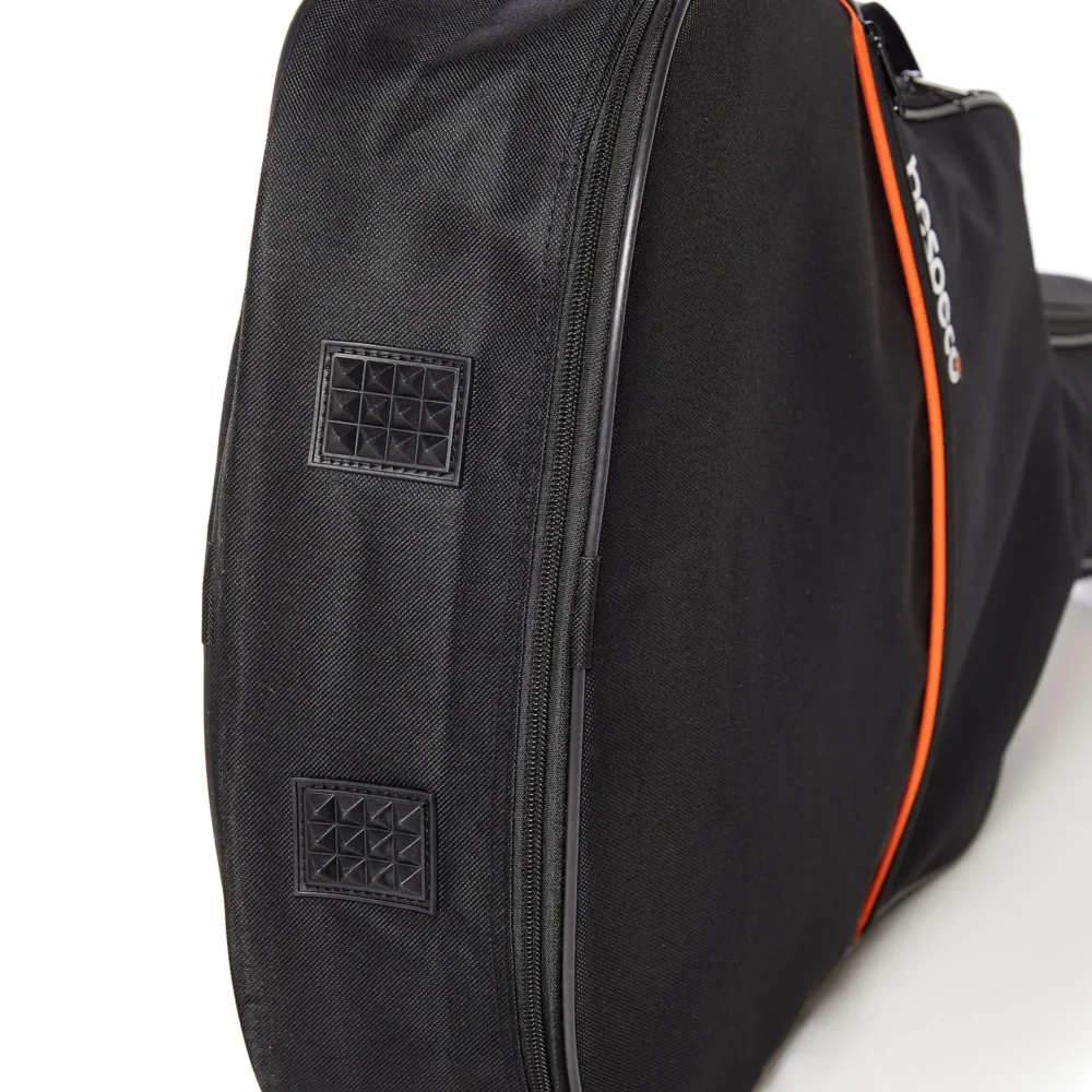 Bespeco BAG10AG torba za akustičnu gitaru, crna sa narandžastim detaljima, 10 mm postava, Artist d.o.o.