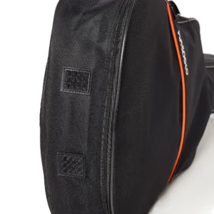 Bespeco BAG10AG torba za akustičnu gitaru, crna sa narandžastim detaljima, 10 mm postava, Artist d.o.o.