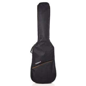 Bespeco BAG10BG torba za bass gitaru, crna sa narandžastim detaljima, 10 mm postava, Artist d.o.o.