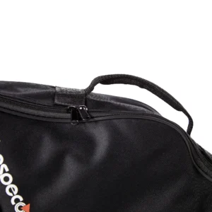 Bespeco BAG10BG torba za bass gitaru, crna sa narandžastim detaljima, 10 mm postava, Artist d.o.o.