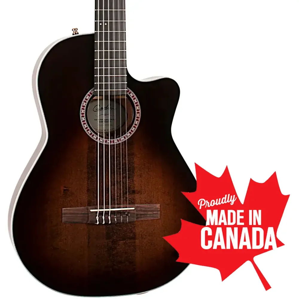 Godin Arena Pro CW Bourbon Burst EQ klasična gitara sa najlonskim žicama i LR Baggs ozvukom, idealna za profesionalni nastup uživo, prodaja Artist d.o.o. Banja Luka, Sarajevo.