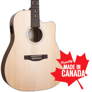Metropolis CW Natural EQ elektro-akustična gitara solid top spruce sa Fishman Presys II sistemom, Made in Canada, natural boja, Prodaja Artist d.o.o. Banja Luka, Sarajevo