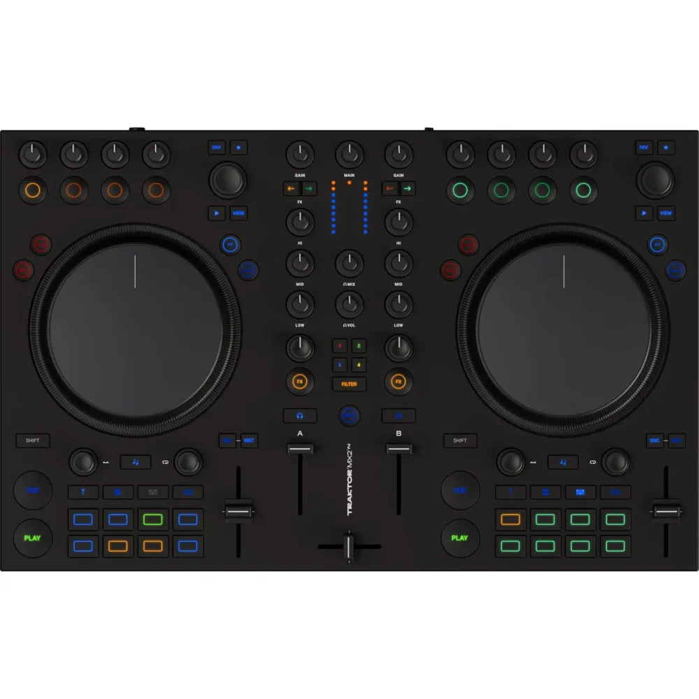 Native Instruments Traktor MX2 DJ kontroler sa Traktor Pro 4 softverom. Prodaja Artist d.o.o. Banja Luka, Sarajevo.