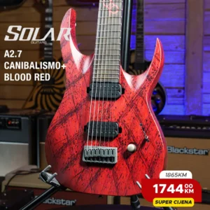 Solar A2.7 CANIBALISMO+ Blood Red 7-String električna gitara