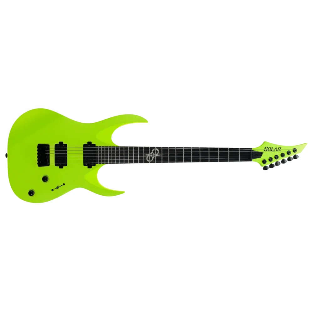 Solar A2.6LN Lemon Neon Matte električna gitara s Duncan Solar pickupovima. Prodaja Artist d.o.o. Banja Luka, Sarajevo.