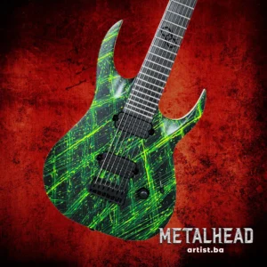 MetalHead: Solar A2.7 CLN CANIBALISMO Black Lemon Neon električna gitara