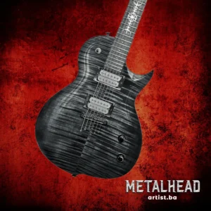 MetalHead: Solar Guitars GC1.6 Killertone Flame Black Gloss