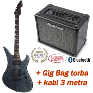 gitArtist ESSENTIAL PACK: Schecter AVENGER STANDARD + Blackstar ID:CORE 10V4BT + kabl + Gig Bag