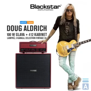 MetalHead: Blackstar Half Stack DA100 Ruby Doug Aldrich 100 Watt lampaš & 412 kabinet