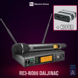 Electro-Voice RE3 ND86 bežični ručni vokalni mikrofon + kofer