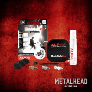 MetalHead: Alpine MusicSafe Pro transparent zaštita sluha