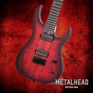 MetalHead: Schecter SUNSET 7 Extreme Scarlet Burst Baritone sedmožičana gitara