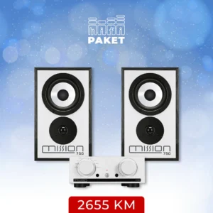 Mission 778X Silver + Mission 750 Bookshelf stereo sistem