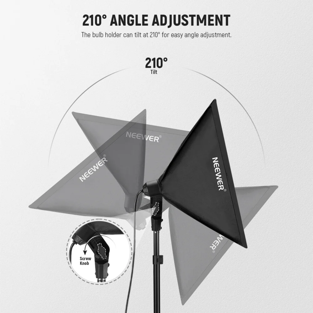 Neewer NK200 Photography Softbox Kit 700W, LED studio rasvjeta 60x60 cm sa stativima i torbom. Prodaja Artist d.o.o. Banja Luka, Sarajevo.